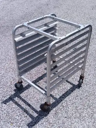First $50.00! - Aluminum Bakery Rolling Oven Proofing Rack - 7 Tray