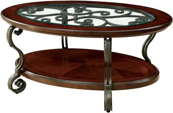 Coffee Table in Brown Cherry NEW ret $400