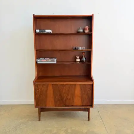 Danish Modern Johannes Sorth Rosewood Shelf with cabinet