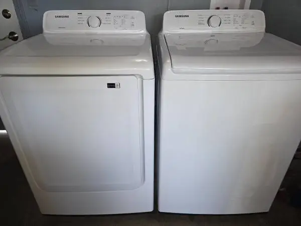 Samsung washer and gas dryer
