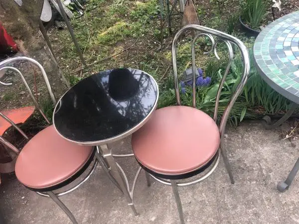 Ice cream set table and chairs