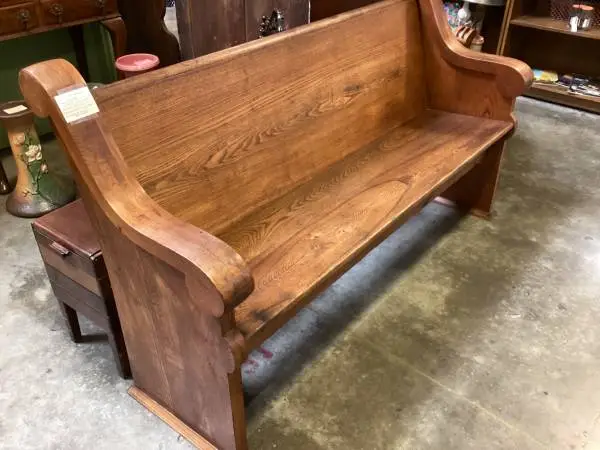 church bench desk + more furniture