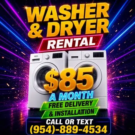 🔥 WASHER & DRYER RENTAL – SAME DAY / NEXT DAY DELIVERY 🔥