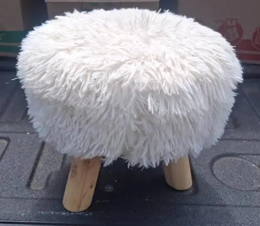 Furry Footstool