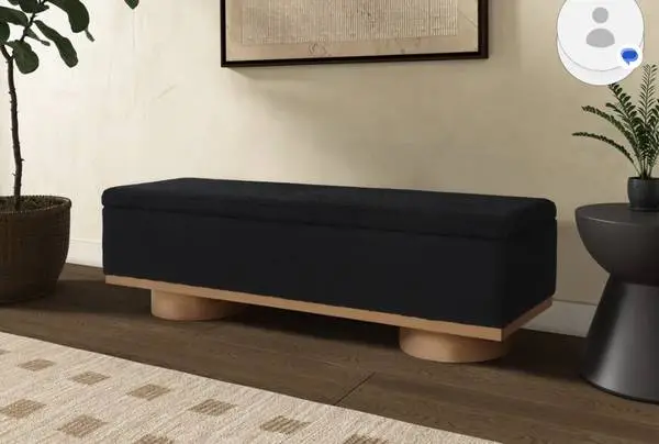 60 Upholstered Storage Bench