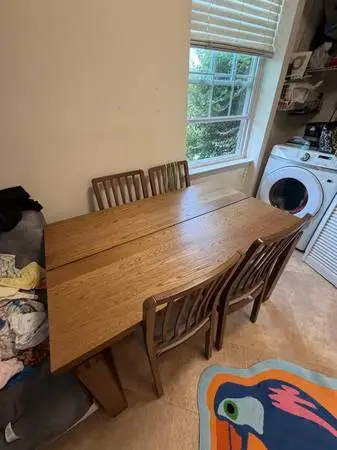 dining table with chairs