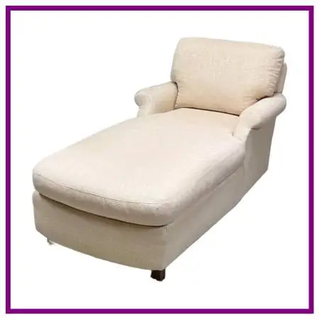 Pottery Barn Livingstone Chaise Lounge, Tan