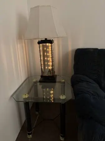 End tables and lamps