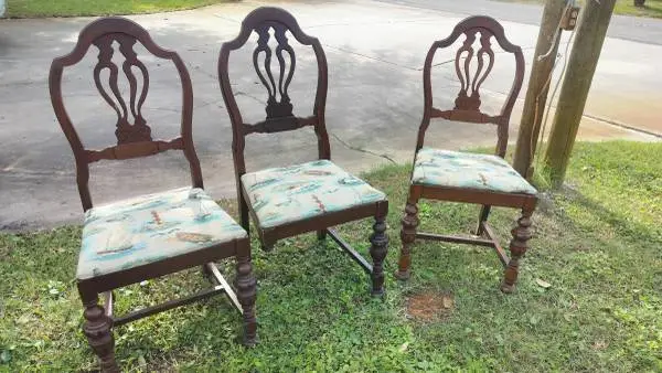 4 Antique Chairs all for $15