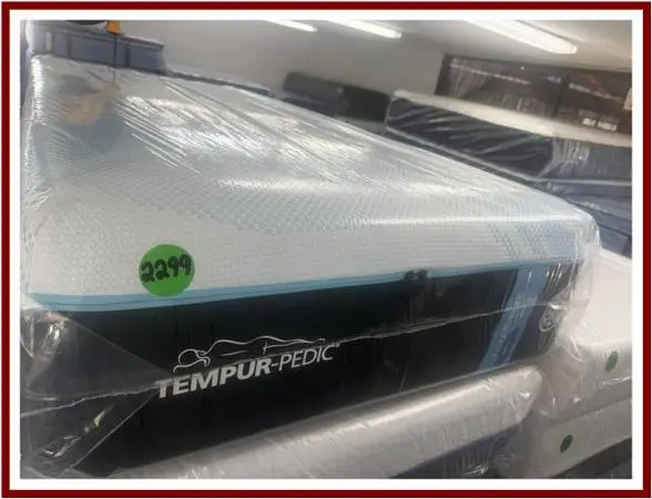 TWIN XL TEMPURPEDIC LUXEBREEZE (SOFT) MATTRESS & BOX SPRING BED