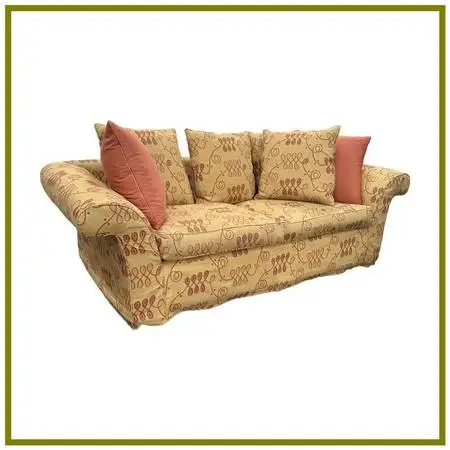 Queen Size Shabby Chic Bespoke Sleeper Sofa. Estimate Price: $5,000
