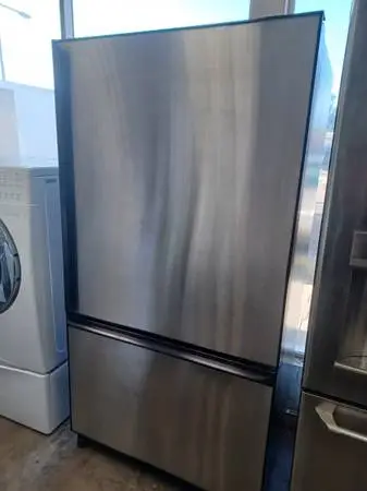 Amana Stainless Steel Bottom Freezer Refrigerator