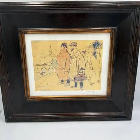 Self Portrait with Bonson Giclee By Pablo Picasso- 15.5X2X13.5