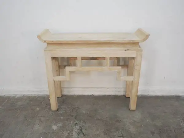 Ming-Style Light Wood Console $199.00 43W x 14 D x 34 H