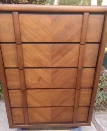 TALL BOY MID-CENTURY LANE DRESSER