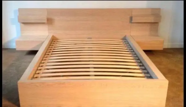 Ikea Malm Cedar Queen Frame w/ Nightstands
