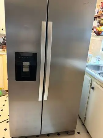 Whirlpool Side by Side refrigerator
