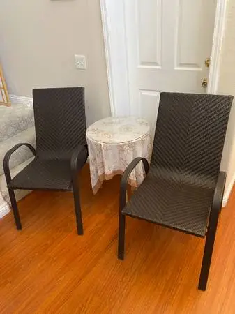 Patio Chairs with a Table