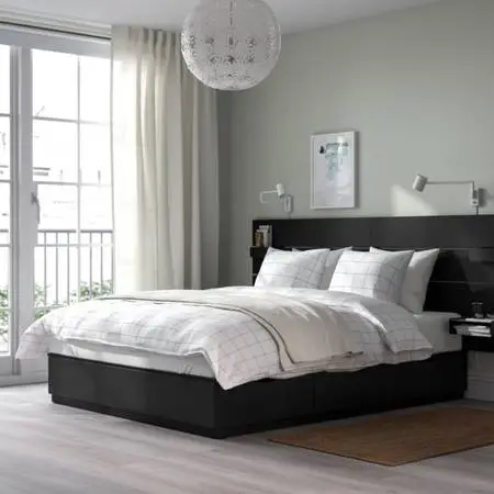 IKEA NORDLI Queen Storage Bed + Headboard – Like New – $450 OBO – MUST GO