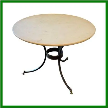 Kreiss Brasserie Outdoor Round Table, 39 Inches