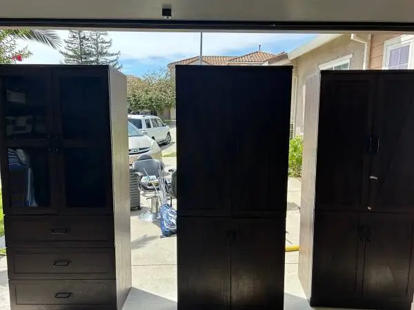 Wooden Cabinet Set