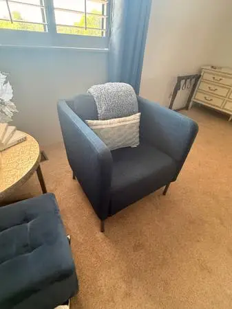 IKEA blue chairs 3 available will sell individually