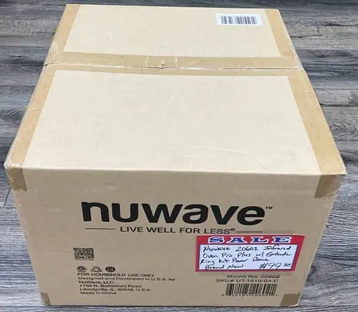 Nuwave 20602 Infrared Oven Pro plus W/ Extender Ring Kit Power Dome Brand New