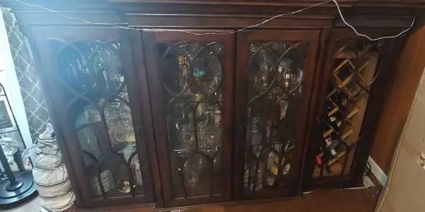 Beautiful Vintage Hutch Cabinet