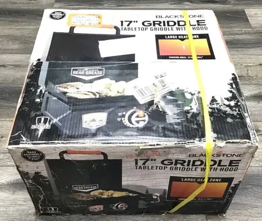 Blackstone 17” Griddle Tabletop Griddle With Hood Brand New