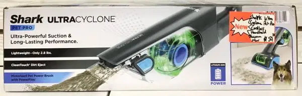Shark Ultra Cyclone Pet Pro Cordless Handheld Vacuum New