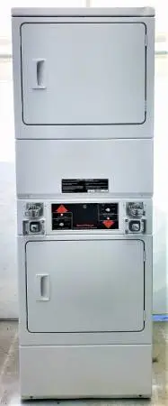 Speed Queen Coin Operated stackable double dryer unit !