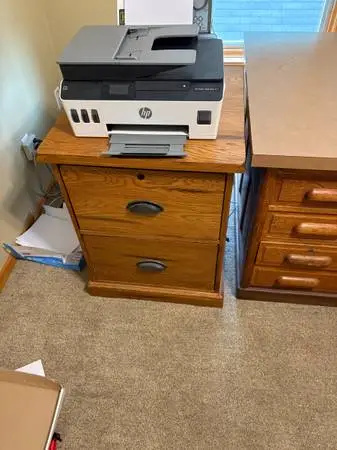 Wood File Cabinet