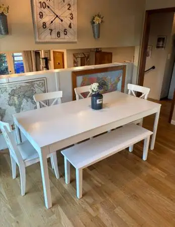 Dining set with leaf