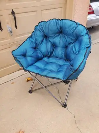 Pillow comfy folding chair