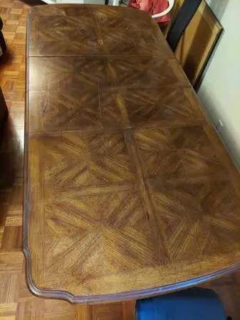 Old large dining table