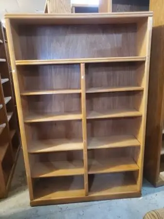 Wide bookshelf