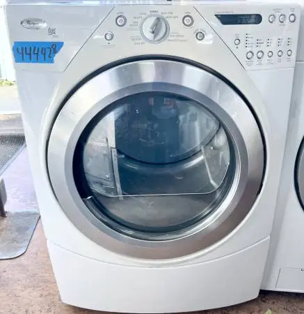 Whirlpool Duet Steam  27 Inch WED9500TW Electric Steam Dryer 7.0 cu.