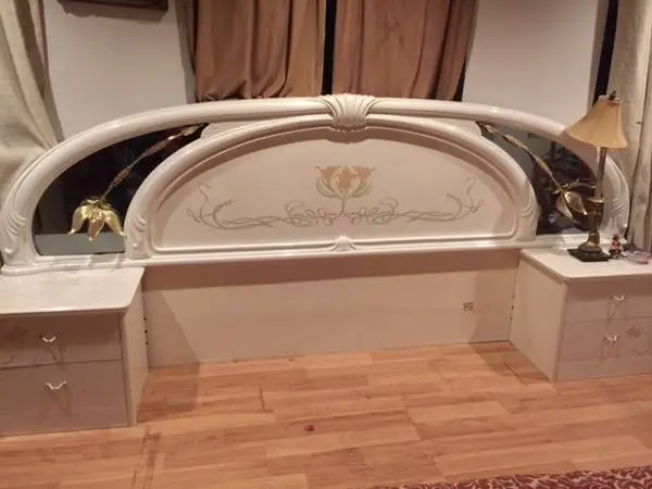 Head Board, End Tables and Dresser
