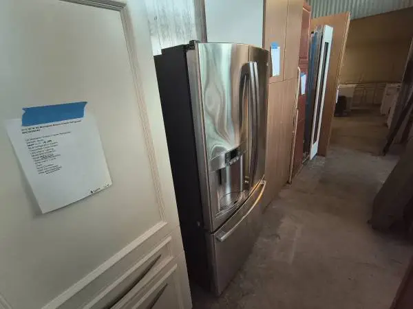 SS GE French Door Refrigerator 23.1 Cu Ft Model # PYE23KSDCSS Used