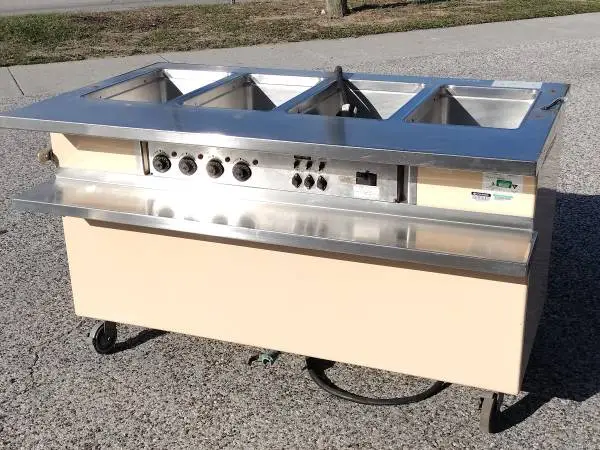 4 Well Restaurant Food Warmer Hot Steam Table