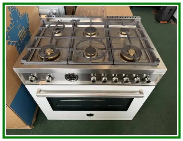 Bertazzoni – 36″ Professional Series range Gas oven Natursl Gas-Wh