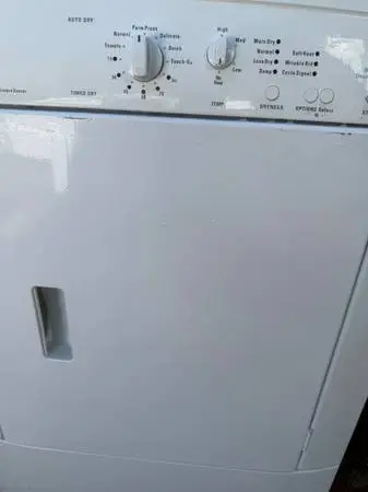 Kenmore gas dryer will deliver
