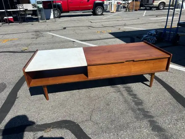 WEST ELM MCM 48” Pop Up Coffee Table Mid Century Style ~.  CAN DELIVER!!