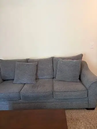 Sleeper sofa with table
