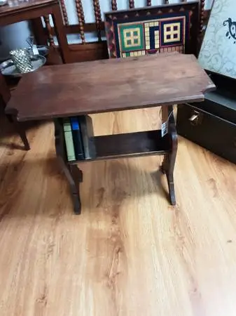 Antique Oak library Table 1216c
