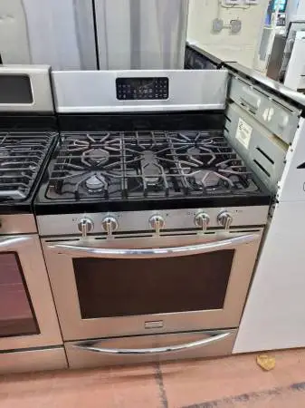 5 Burner Gas Stainless Steel Stove