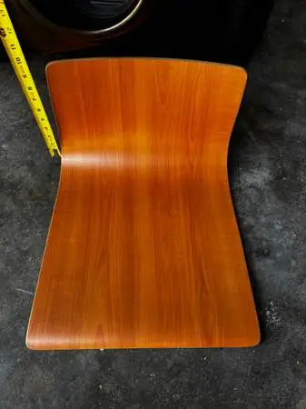 6 Bent Wood Modern Replacement Chair seats w/ Back Barstool, Seat ETC