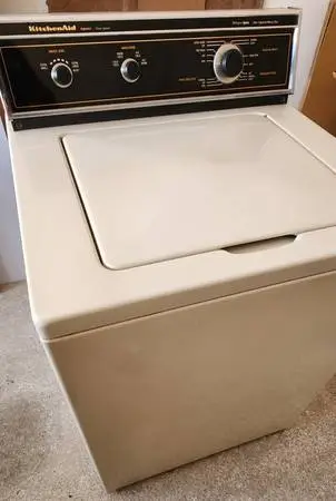 SOLD Kitchenaid Top Loading Laundry Pair Electric 220 Volt