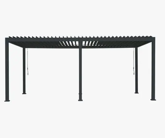 Mirador 111S Aluminum Pergola Steel Adjustable Louvered Roof 10x20