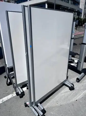 Mobile Whiteboards (writes on both sides). 41wx61h (66h)